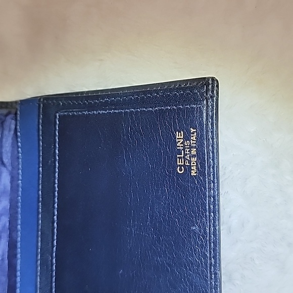 Authentic Celine Canvas and Leather Long Wallet/Checkbook Holder - Picture 3 of 10